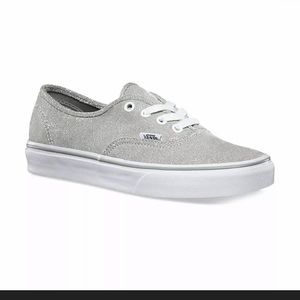 ✨ONLY PAIR SILVER SPARKLY VANS✨